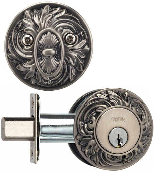 Omnia Ornate Single Cylinder Deadbolt