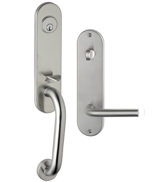 Modern Metro Stainless Handleset