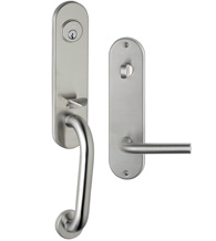 Omnia Metro Dummy Stainless Steel Handleset