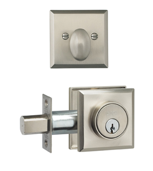 Omnia Contemporary Square Deadbolt