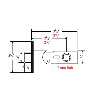 Omnia Door Latch