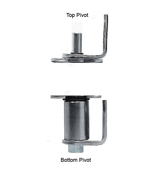 Gravity Pivot Hinge with Hold Open