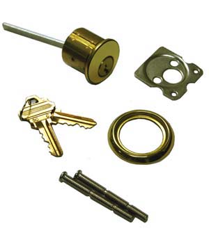 Polished Brass Rim Cylinder Lock