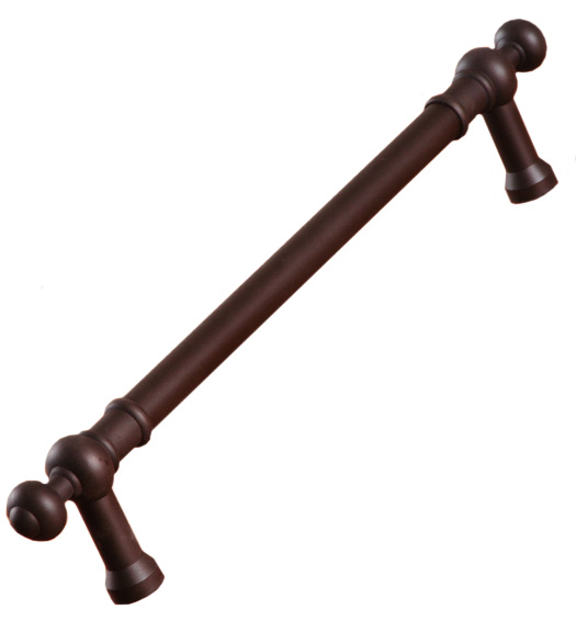 Plain Door Pull with Decorative Ends