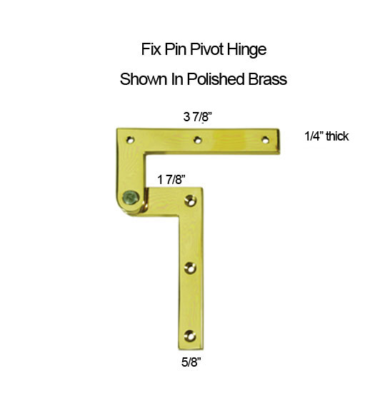 Light Duty Brass Pivot Hinge