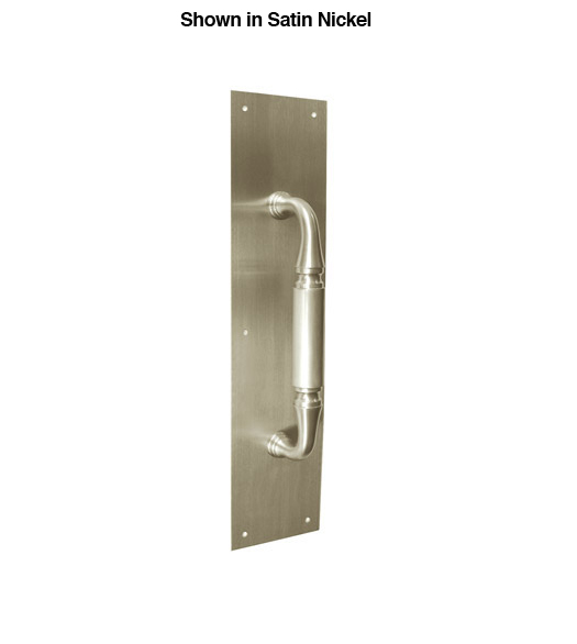 Brass Door Pull Plate 3-1/2 x 20