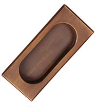 4 Inch Rectangular Flush Pull, RK International CF-5632