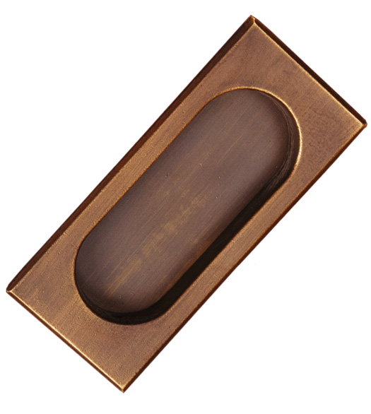 Thick Rectangle Flush Pull