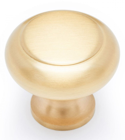 Classic Two-Step Half-Round Cabinet Knob