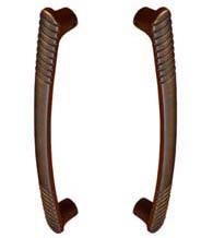 Ridges at Edge Door Pulls, Pair, RK International PH-4902BM