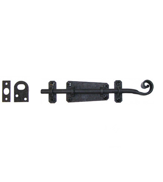 Iron Swirled Slide Bolt
