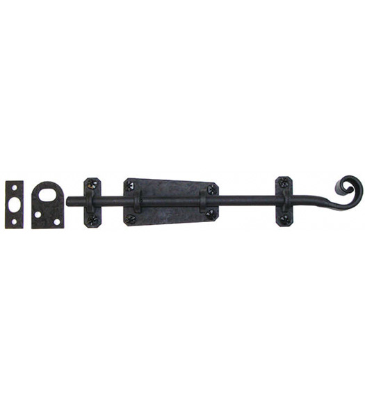 Iron Swirled Slide Bolt