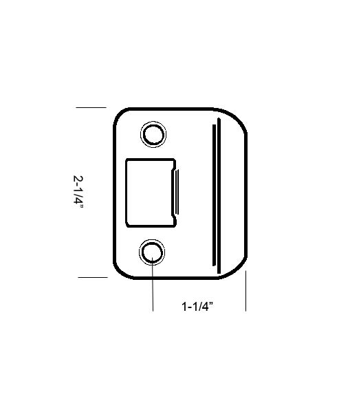 Schlage Door Strike Plate