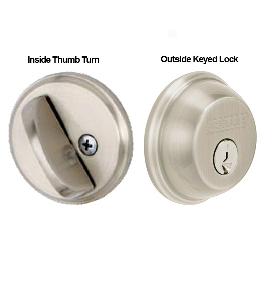 Deadbolt for 2-1/4 Door Thickness