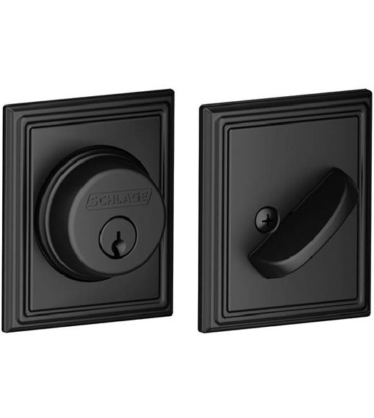 Traditional Addison Single Cylinder Deadbolt
