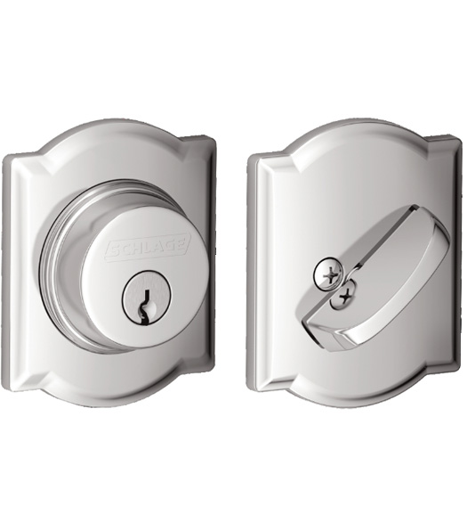 Arched Camelot Single Cylinder Deadbolt