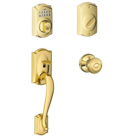 Camelot Keypad Lock Deadbolt Handleset
