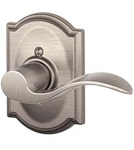 Accent Lever With Camelot Rose, Schlage F-ACC-CAM