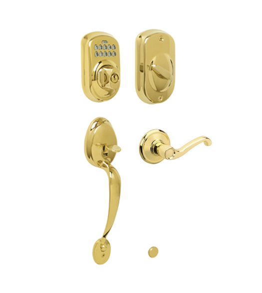 Oval Plymouth Keypad Handleset