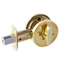 Schlage Dexter One-Sided Deadbolt With Exterior Plate, JD81