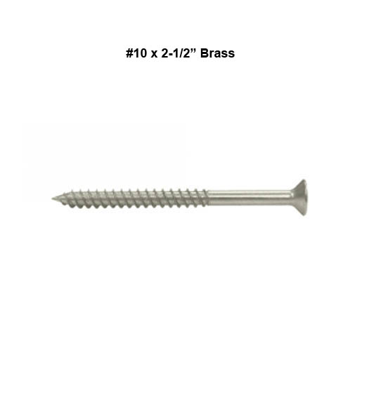 #10 x 2-1/2 Wood Screw, Bag of 100