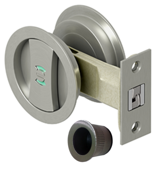 Round Pocket Door Privacy Set