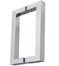 8 Inch Center to Center Square Back to Back Pulls, Pair, SDQ-800