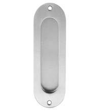 Oval Satin Stainless Steel Flush Pull, AHI SIG715-630