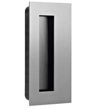 Stainless Steel Rectangular Flush Door Pull, AHI SIG776-630