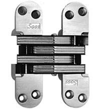 2 Inch Thick Door Invisible Door Hinge, SOSS 220