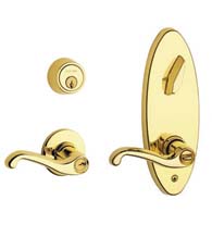 Oval Double Locking Entrance Plate, Schlage S251PD-FLA