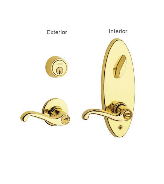 Double Locking Commercial Entrance Plate