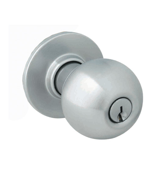 Panic Device Outside Keyed Knob