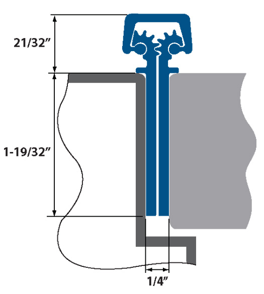 83 Inch Continuous Gear Hinge