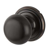 Half-Round Walker Knob with Maguire Rose, Yale YMGR-WLK