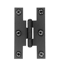 Smooth Iron 3 Inch H Cabinet Hinges, Acorn AH1BQ