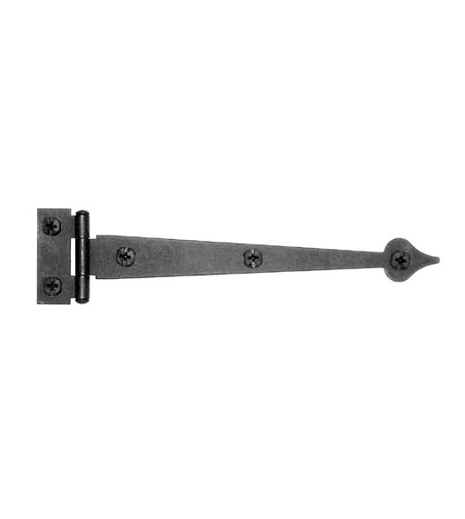 Heart Tip Cabinet Strap Smooth Iron Hinge