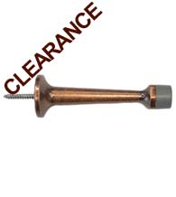 3-1/4 Inch Antique Copper Door Stop, Fusion SHDRSSOL-ATC-3500