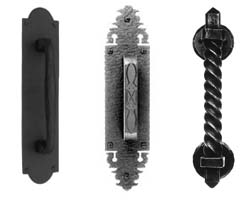 Acorn Door Pulls, Push Plates, and Kick Plates