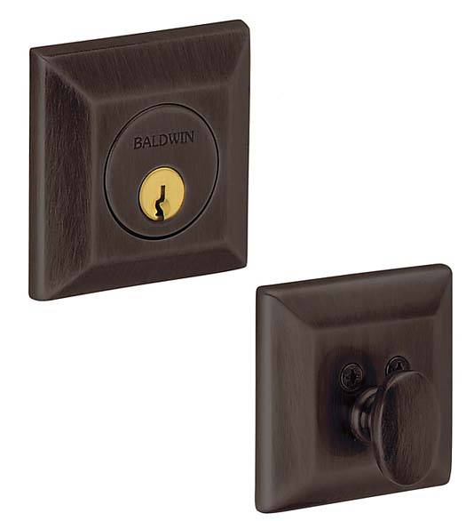 Squared Single Cylinder Deadbolt