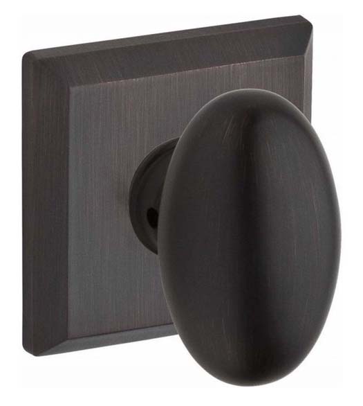 Ellipse Knob with Square Plate