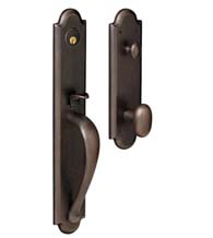 Boulder Full Escutcheon Handleset, Baldwin M514