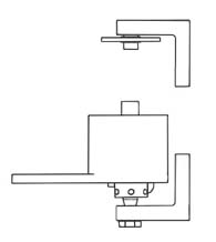 Mortise Mount Spring Door Pivot Hinge with Adjustable Tension, Bommer 7122