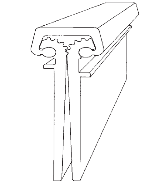 83 Inset Door Continuous Hinges