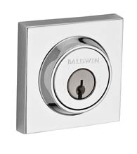 Modern Square Deadbolt, Baldwin CSD
