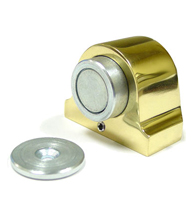 Solid Brass Magnetic Dome Door Stop, Deltana DSM125