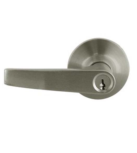 Satin Nickel Keyed Levers