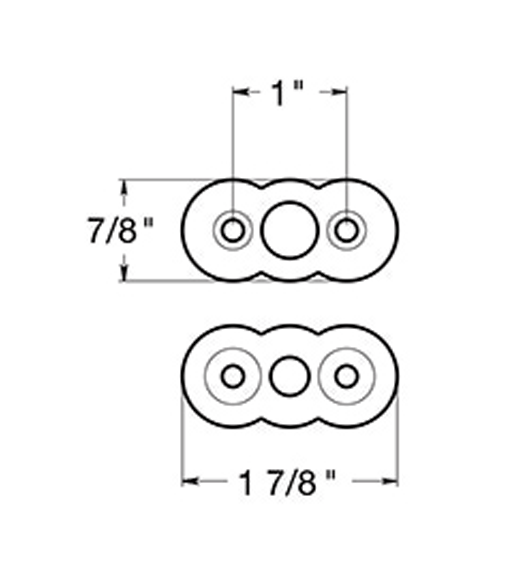 Top Pivot for DASH95 Floor Spring Hinge