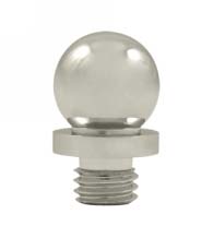 Small Ball Tip Solid Brass Finial, Deltana DSBT3