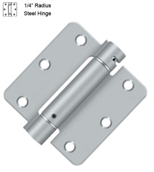 3-1/2 1/4 Radius Spring Hinge